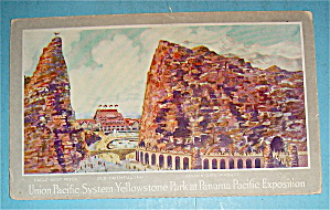 Union Pacific System-yellowstone Park Postcard