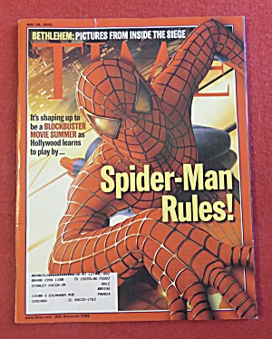 Time Magazine May 20, 2002 Spider Man Rules