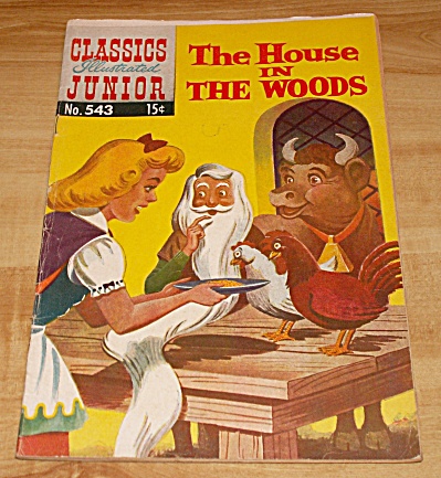 Classics Illustrated Jr: The House In The Woods Comic Book No. 543